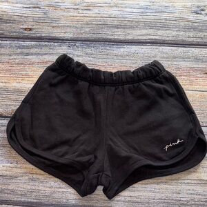 PINK Victoria's Secret Black Athletic Shorts